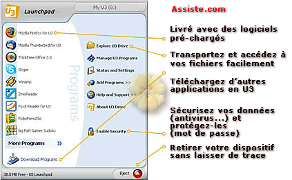 standard U3, norme U3, plate-forme U3