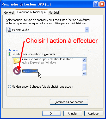 Autorun - Comment désactiver l'autorun
