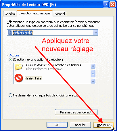 Autorun - Comment désactiver l'autorun