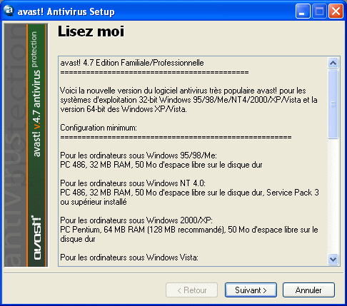 Avast! - Installation 2
