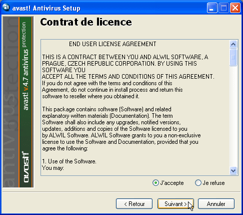 Avast! - Installation 3