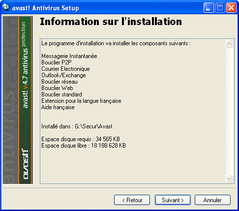 Avast! - Installation 6