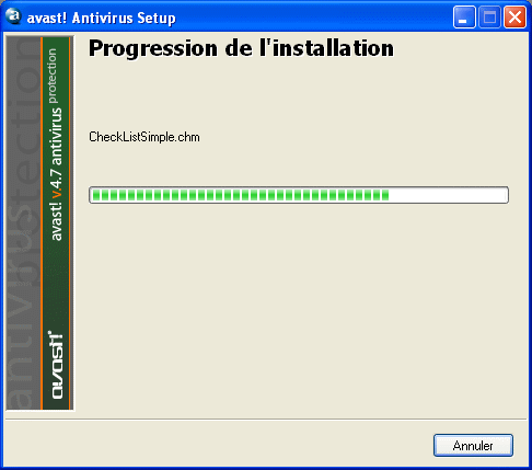 Avast! - Installation 7