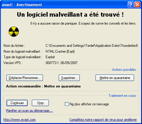 Avast! - Faire une analyse antivirus avec Avast! - 2