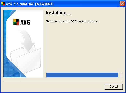AVG Antivirus - Procédure d'installation