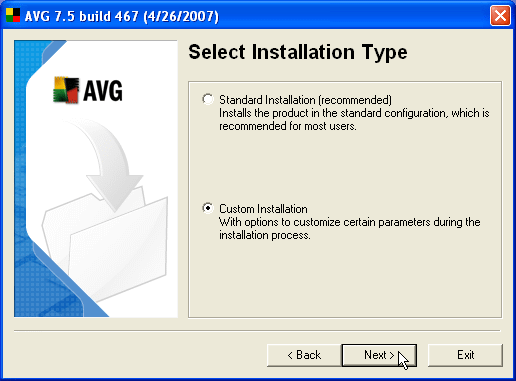 AVG Antivirus - Procédure d'installation