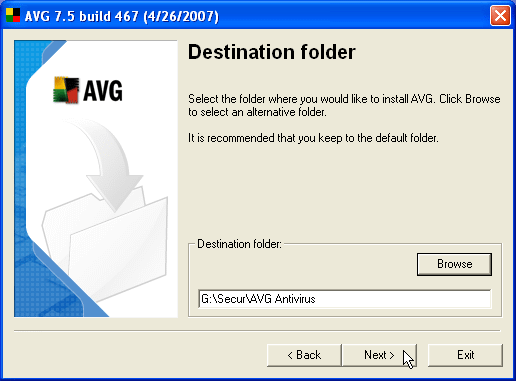 AVG Antivirus - Procédure d'installation
