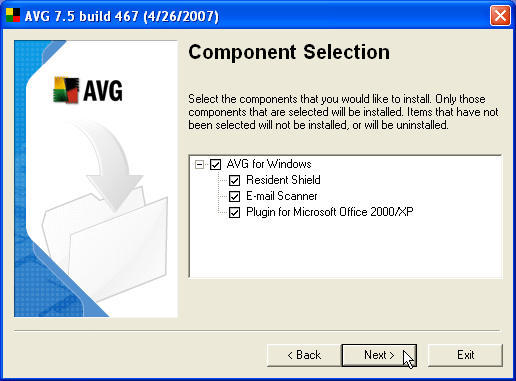AVG Antivirus - Procédure d'installation