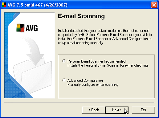 AVG Antivirus - Procédure d'installation