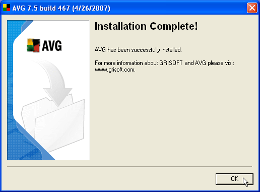 AVG Antivirus - Procédure d'installation