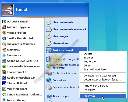 Changer le nom d'utilisateur enregistré d'une licence Windows XP
