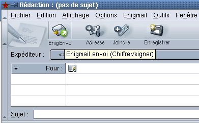 Message crypté au format OpenPGP