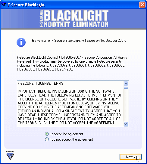 BlackLight (de F-Secure)