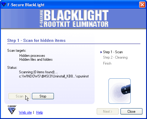 BlackLight (de F-Secure)