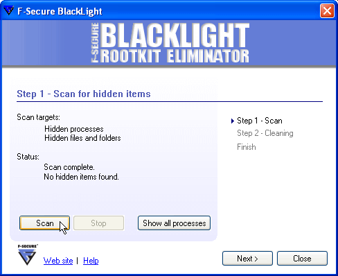 BlackLight (de F-Secure)