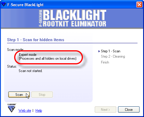 BlackLight (de F-Secure)