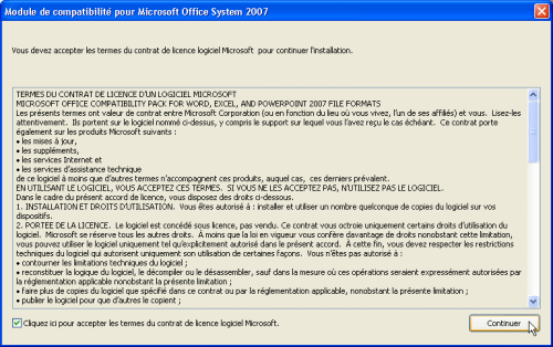 Fichiers xlsx - Format xlsx - Installation 01