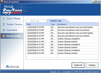 Ahnlab - Anti-spywares gratuit en ligne avec Assiste.com