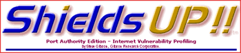 Scan de ports du GRC (Gibson)