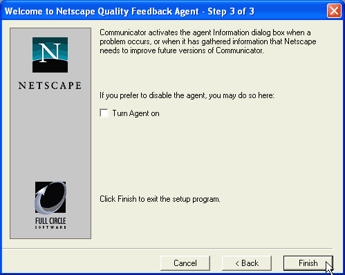 Error reporting tool dans Netscape et Mozilla (moteur Gecko)