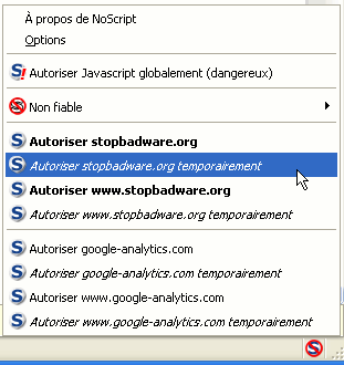 NoScript Mozilla Firefox