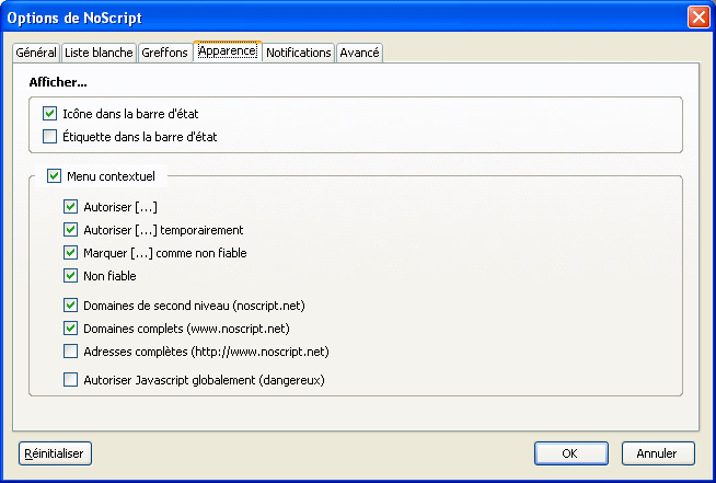 NoScript Mozilla Firefox