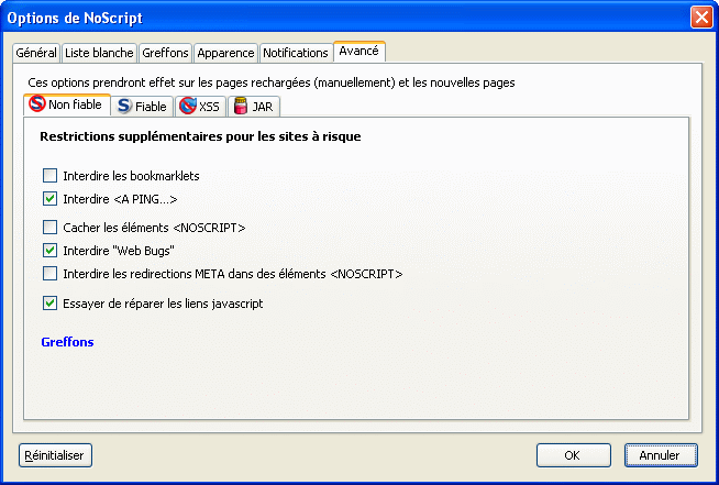 NoScript Mozilla Firefox