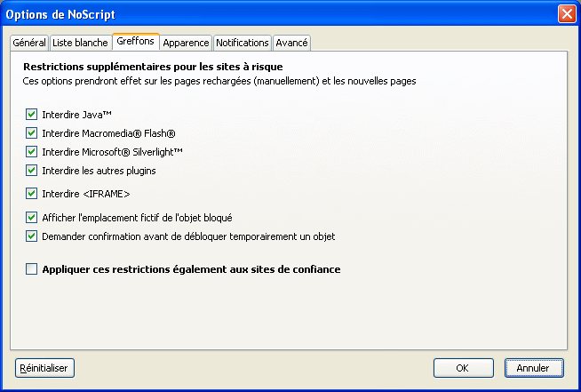 NoScript Mozilla Firefox