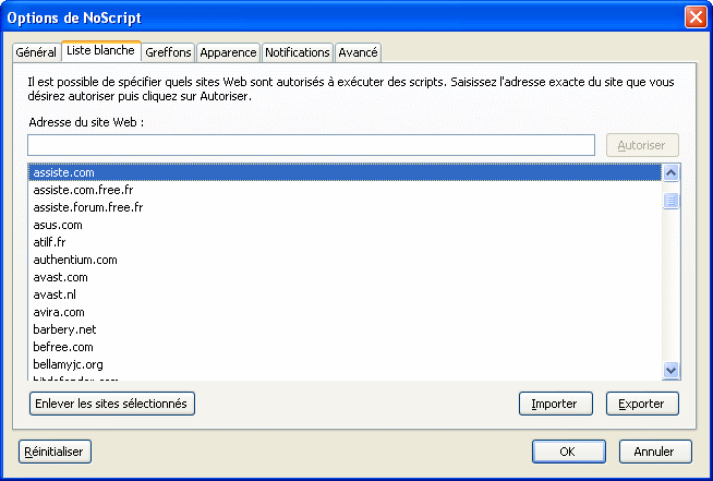 NoScript Mozilla Firefox