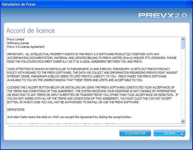 PrevX - Installation